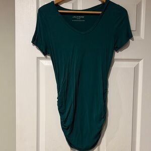 A Pea in the Pod Deep Teal Short Sleeve Top